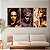Quadro Decorativo Canvas Trio Beleza Feminina Maquiagem Delineado e Penas - Imagem 5