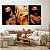 Quadro Decorativo Canvas Trio Beleza Feminina Rostos Parciais - Imagem 1