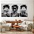 Quadro Decorativo Canvas Trio Retratos Mulheres Sem Rosto Preto e Branco - Imagem 5