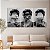 Quadro Decorativo Canvas Trio Retratos Mulheres Sem Rosto Preto e Branco - Imagem 1