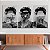 Quadro Decorativo Canvas Trio Retratos Mulheres Sem Rosto Preto e Branco - Imagem 3