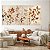 Quadro Decorativo Canvas Trio Composição Ramos e Folhas em Tons Terrosos - Imagem 5