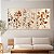 Quadro Decorativo Canvas Trio Composição Ramos e Folhas em Tons Terrosos - Imagem 4