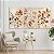 Quadro Decorativo Canvas Trio Composição Ramos e Folhas em Tons Terrosos - Imagem 3
