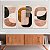 Quadro Decorativo Canvas Trio Formas Abstratas em Tons Terrosos - Imagem 4