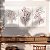 Quadro Decorativo Canvas Trio Ilustrações Florais Fundo Claro - Imagem 4