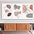 Quadro Decorativo Canvas Trio Rostos e Flor em Traços Minimalistas - Imagem 4