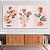 Quadro Decorativo Canvas Trio Botões Florais e Tulipas em Traços Minimalistas - Imagem 5