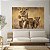 Quadro Decorativo Flutuante Animais Leoa com Dois Filhotes Horizontal - Imagem 3