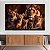 Quadro Decorativo Canvas Família Leão 4 filhotes Horizontal - Imagem 3