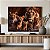Quadro Decorativo Canvas Família Leão 4 filhotes Horizontal - Imagem 4
