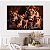 Quadro Decorativo Canvas Família Leão 4 filhotes Horizontal - Imagem 2