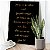 Quadro Decorativo Canvas Religioso Bíblia Josué 1:9 Letras Douradas Vertical - Imagem 3