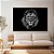 Quadro Decorativo Canvas Leão de Judá Olhos Azuis Horizontal - Imagem 2