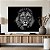 Quadro Decorativo Canvas Leão de Judá Olhos Azuis Horizontal - Imagem 5