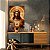 Quadro Decorativo Canvas Religioso Sagrado Coração de Jesus Cristo Vertical - Imagem 2