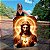 Quadro Decorativo Canvas Religioso Sagrado Coração de Jesus Cristo Vertical - Imagem 1