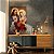 Quadro Decorativo Canvas Religioso Sagrado Coração de Jesus e Maria Vertical - Imagem 4