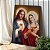 Quadro Decorativo Canvas Religioso Sagrado Coração de Jesus e Maria Vertical - Imagem 2