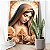 Quadro Decorativo Canvas Religioso Virgem Maria com Rosas Vertical - Imagem 4