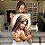 Quadro Decorativo Canvas Religioso Virgem Maria com Rosas Vertical - Imagem 5