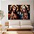 Quadro Decorativo Flutuante Religioso Jesus Cristo e Virgem Maria Horizontal - Imagem 2