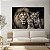 Quadro Decorativo Canvas Família de Leões com Um Filhote Horizontal - Imagem 3