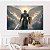 Quadro Decorativo Flutuante Religioso Arcanjo Guerreiro Horizontal - Imagem 2