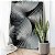 Quadro Decorativo Flutuante Abstrato Padrão Espirais Prata Vertical - Imagem 2
