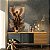 Quadro Decorativo Canvas Religioso Arcanjo com Espada Vertical - Imagem 3