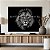 Quadro Decorativo Canvas Leão Nunca foi Sorte Sempre Foi Deus Olhos Amarelos Horizontal - Imagem 5