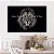 Quadro Decorativo Canvas Leão Nunca foi Sorte Sempre Foi Deus Olhos Amarelos Horizontal - Imagem 4