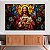 Quadro Decorativo Canvas Religioso Vitral Jesus com Taça Horizontal - Imagem 3