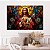 Quadro Decorativo Flutuante Religioso Vitral Jesus com Taça Horizontal - Imagem 2