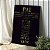 Quadro Decorativo Canvas Oração Pai Nosso Letras Douradas Fundo Preto Vertical - Imagem 2