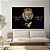 Quadro Decorativo Canvas Leão Nunca foi Sorte Sempre Foi Deus Horizontal - Imagem 3
