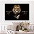 Quadro Decorativo Canvas Leão Nunca foi Sorte Sempre Foi Deus Horizontal - Imagem 4