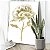 Quadro Decorativo Canvas Flor em Dourado Brilhante Vertical - Imagem 2