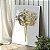 Quadro Decorativo Canvas Flor em Dourado Brilhante Vertical - Imagem 4