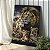 Quadro Decorativo Canvas Família de Leões 4 Filhotes Vertical - Imagem 2