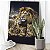 Quadro Decorativo Canvas Família de Leões 4 Filhotes Vertical - Imagem 4