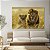 Quadro Decorativo Canvas Casal de Leões Horizontal - Imagem 4