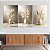Quadro Decorativo Canvas Vasos com Capim dos Pampas Luxo Vertical - Imagem 3