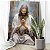 Quadro Decorativo Canvas Pintura Abstrata de Jesus Cristo Vertical - Imagem 5
