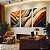 Quadro Decorativo Trio em Canvas Ondas Coloridas Luxo - Imagem 2