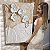 Quadro Decorativo Flutuante Composição Abstrata Flores Brancas - Imagem 1