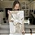 Quadro Decorativo Canvas Floral Abstrato Branco Lírio Vertical - Imagem 5