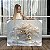 Quadro Decorativo Canvas Árvore da Vida Branco e Dourado Horizontal - Imagem 1