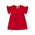 Vestido em Linho Vermelho - UpBaby - Imagem 2