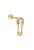 Piercing Alfinete Cravejado Ouro - Imagem 1